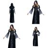 Enchanting Halloween Vampire Long Dress For Witches Perfect For Role-playing Events