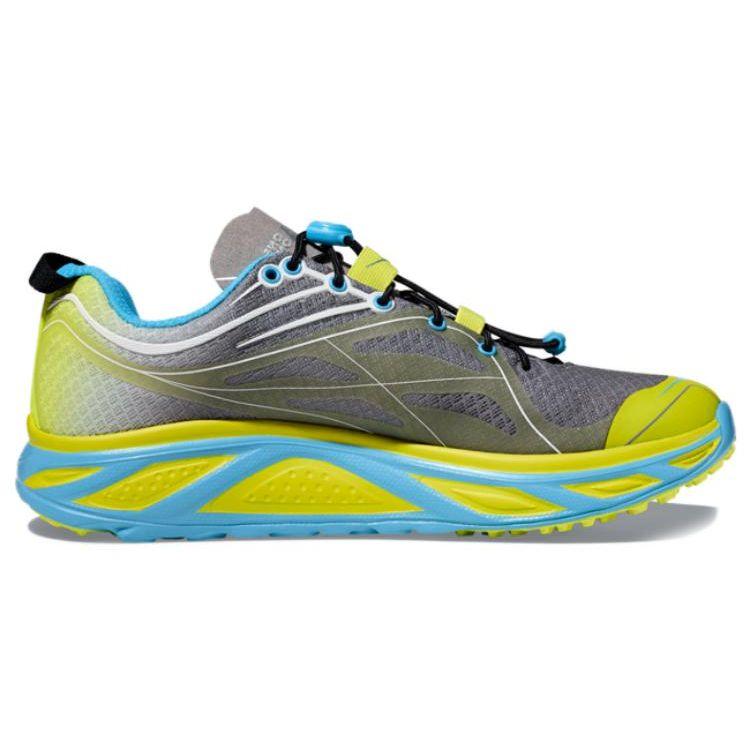 HOKA Huaka Origins Evening Primrose Diva Blue Unisex Sneakers Yellow 1134452-EPDB