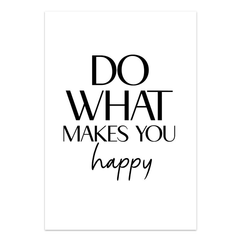 Nordic Inspirational Quotes Posters Modern Cursive Verse Wall Art Canvas Paintings Mural Decor for Living Room Office Decoration