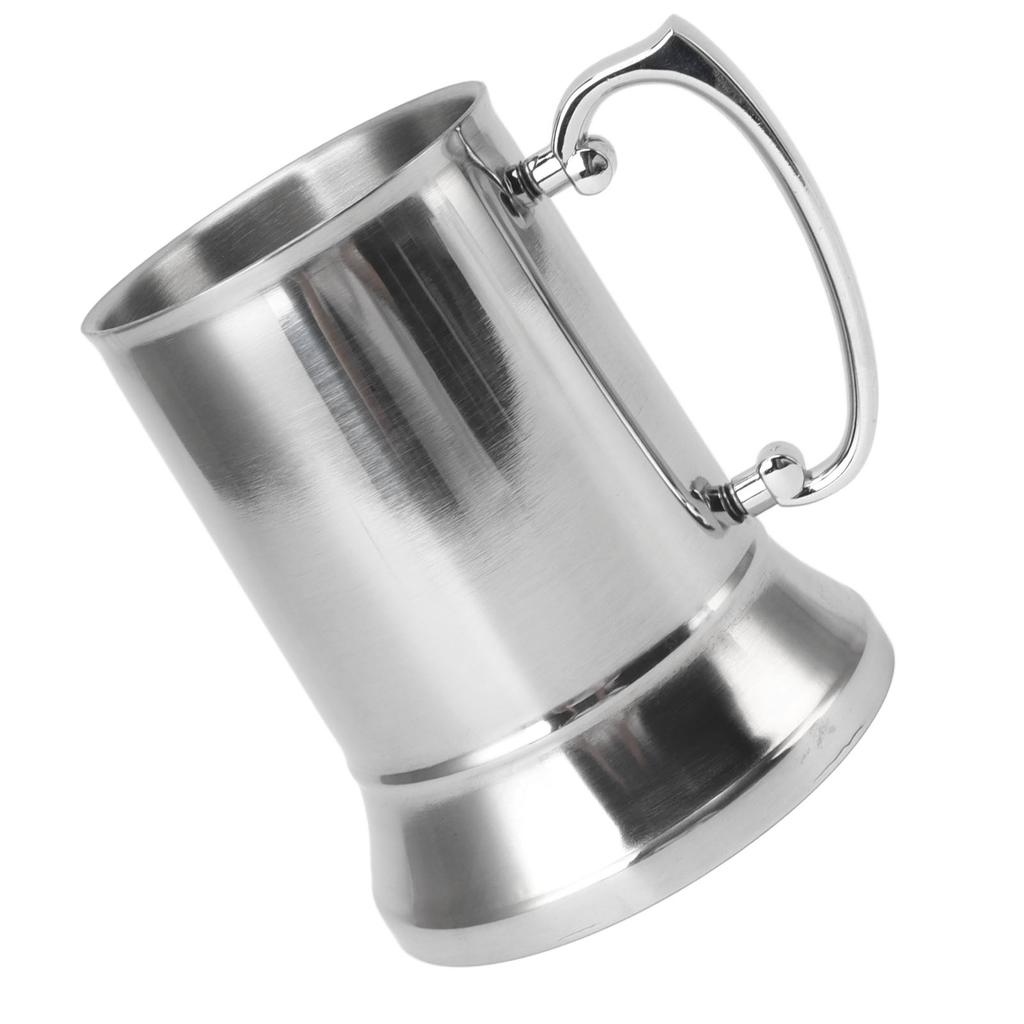 Roestvrijstalen Bierpul Antislip Hittebestendig Moderne Bierbeker Koffiemok 500ml