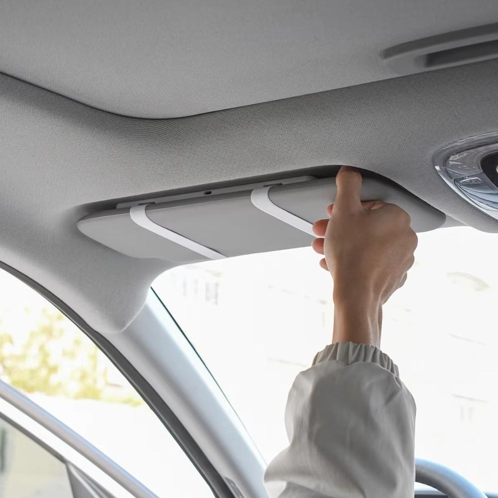 Large Screen Sun Visor Plate HD Cosmetic Mirror New Makeup Mirror  Car Interior Accessories