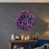Simulated Plant Lavender Floral Wreath Plastic Front Gate Wreath  Home Decoration