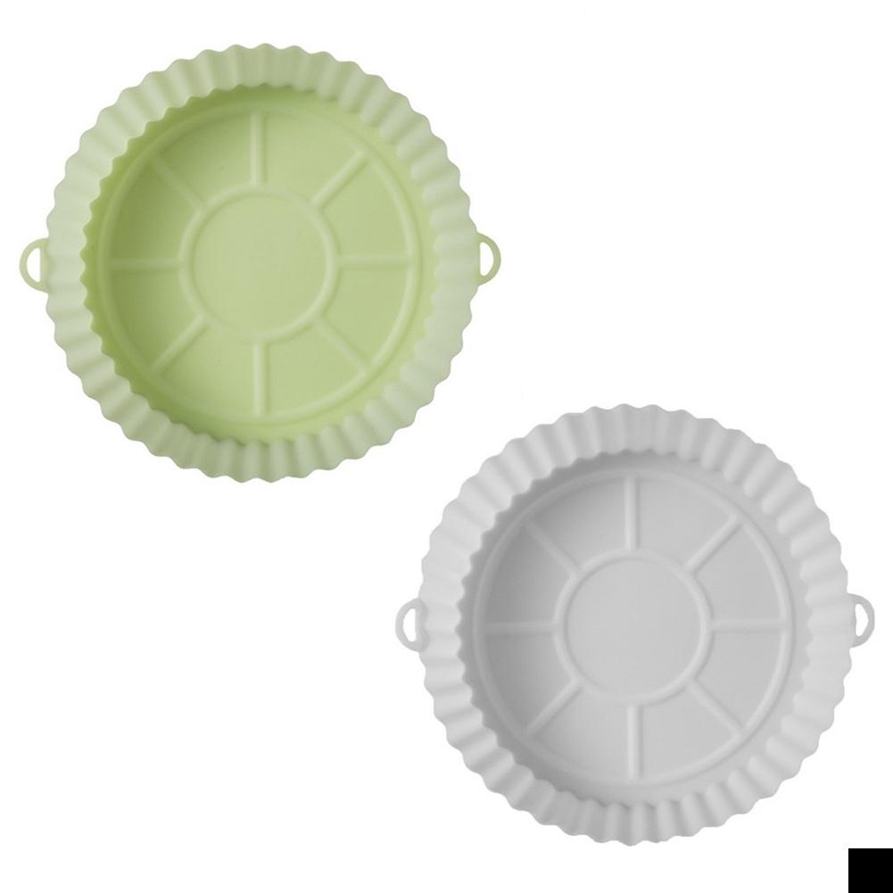 Air Fryer Silicone Pot Multifunctional Air Fryer Basket Liners Air Fryers Oven Tools For Bread Fried Chicken Pizza