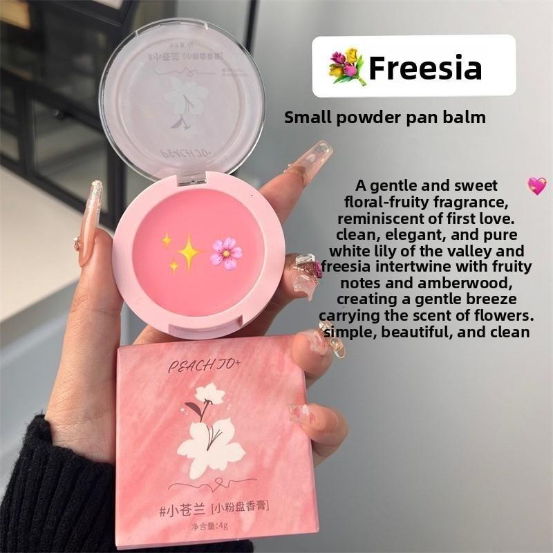 Kadınlar İçin Kompakt ve Taşınabilir Katı Parfüm Balmı, Ferah ve Kalıcı Kokularla