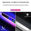 4pcs Customized Car Glows Welcome Door Sill Strip Light Threshold Lamp Welcome Scuff Plate Pedal Light Ambient Light Illuminated
