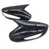 Carbon Fiber Look ABS Side Rearview Mirror Cover Trim For Hyundai Sonata 2011-2014 Auto Accessories