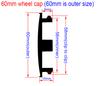 4pcs 56mm 60mm Chevrolet logo car emblem Wheel Center Hub Cap auto Rim refit dust-proof badge covers sticker styling accessories