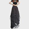 Unisex Retro Overall med flera fickor: Vår/Höst Hip-Hop High Street Raka Byxor