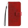 Samsung Galaxy A13 4G Flip Case, Mandala, Red