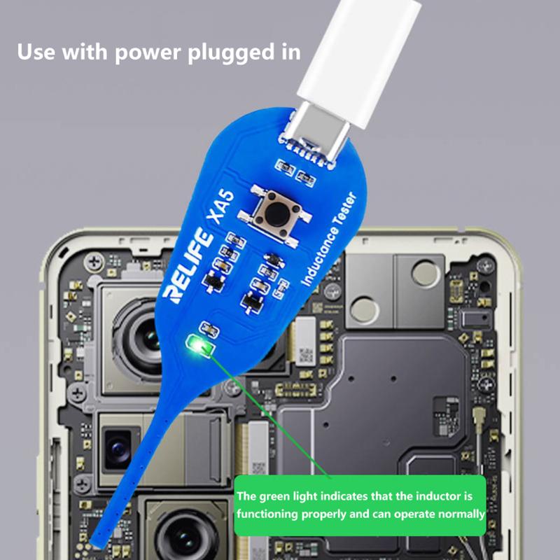 For PC Repair Electromagnetic Induction Quick Fault Check XA5 Motherboard Coil Tester Inductor Detector Tool