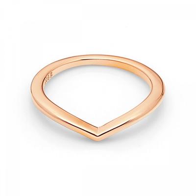 Pandora 186314 Timeless Shining Wishbone Rose Ring