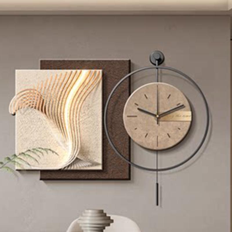 Bedrooms Led Clock Wall Art Mural Fashion Creative Aesthetic Interior Simple Wall Watch Big Size Luxury Wanduhr Room Decorations