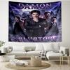 Damon Salvatore Print Tapestry - Portable Wall Decor Cloth, for Home, Dorm, Travel, Bedroom, Living Room - Ideal Birthday Housewarming Gift