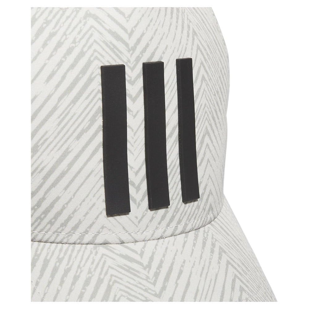 Adidas Golf Tour Three Stripes Graphic Silver Pebble Cap, Men's,