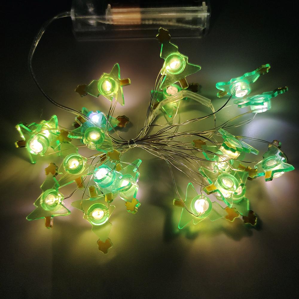 2M 20Leds საშობაო განათების სიმებიანი სანტა კლაუსი ფიფქია Led Light Xmax Garland სინათლის ორნამენტი საბავშვო საჩუქარი საშობაო დეკორაცია 2024