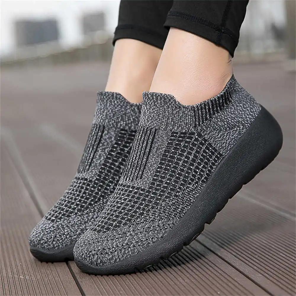 Increase Height Size 36 Green Boots For Women Casual Women's Shoes Brand Sneakers Woman Sport 2025outdoor Outing Tens