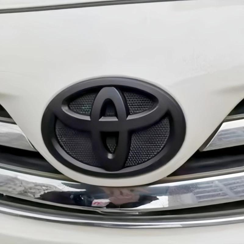 1pc 3D Car Emblem Sticker For Toyota Front Grill Hood Rear Trunk Logo Corolla Camry RAV4 Hilux Yaris Prius Prado Badge Accessory