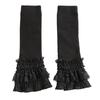 Lace Ruffles Lace Sleeves Long Elastic Lolita Cuffs Vintage Arm Covers  for Women