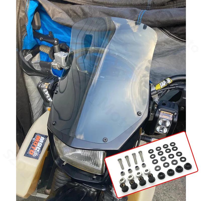 For Suzuki DRZ400SM 2005- DRZ400S 2000- Motorbike Motorcycle Accessories Windscreens Windshield Wind Deflectors Clear