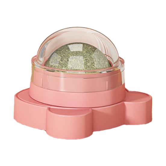 Katzenspielzeug Katzenminze Ball Katzen 360-Grad Drehbarer Katzenminze Ball Sicheres Kätzchen Kauspielzeug für Katzen Lecken Zahngesundheit Fördert Aktives Spiel