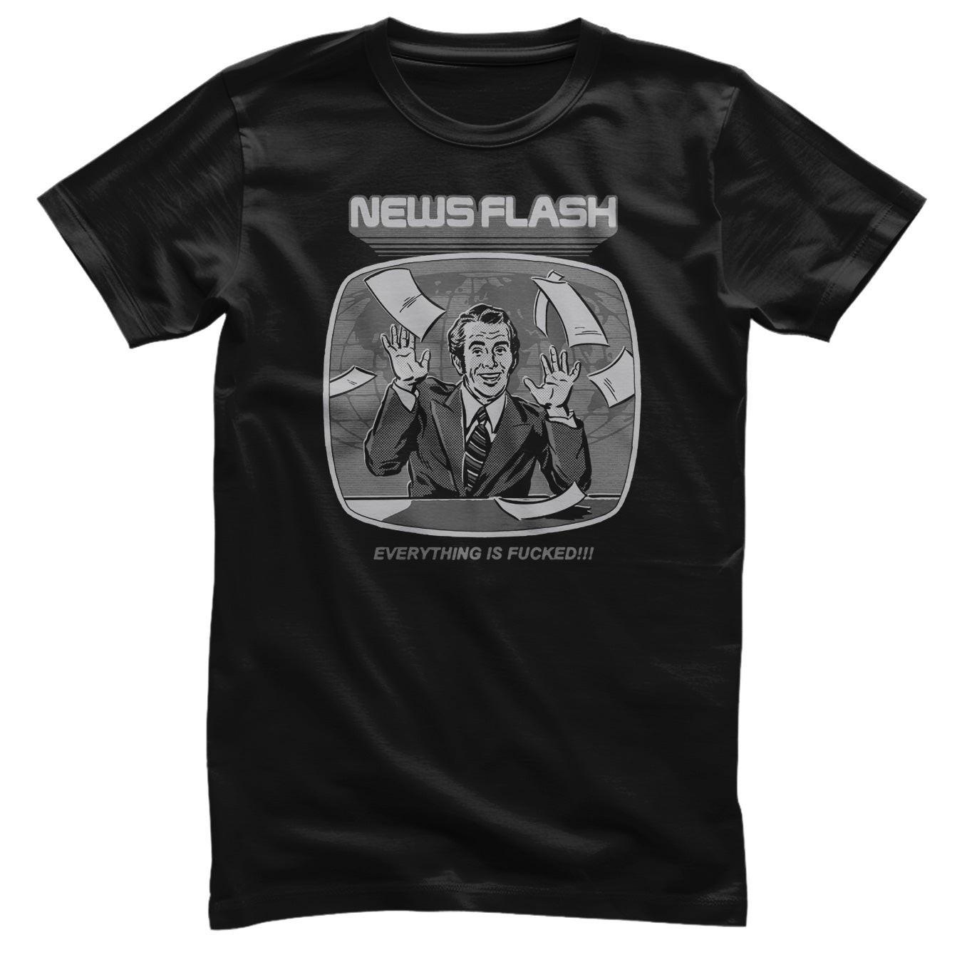 Licensed Steven Rhodes New Flash Everything s Fcked! Mens M