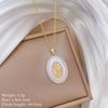 Light Luxury Moon Full Of Diamonds Micro-Inlaid Design Temperament Shining Necklace Female, Simple Pendant