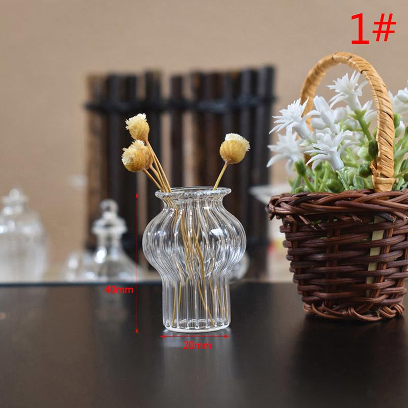 1:12 кукольных мини-стеклянных чашек с плоским дном/чайник на высоких ножках — фото 9