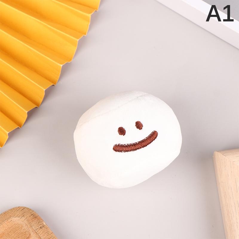 

Милые куклы-шарики Marshmallow Smiling Ball, белый плюшевый брелок в виде декомпрессионного шара A1