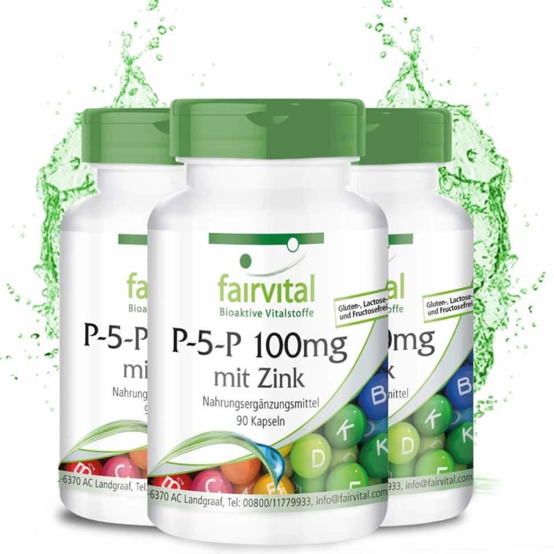 

Fairvital P-5-P 100 mg + Zinc 90 Capsules