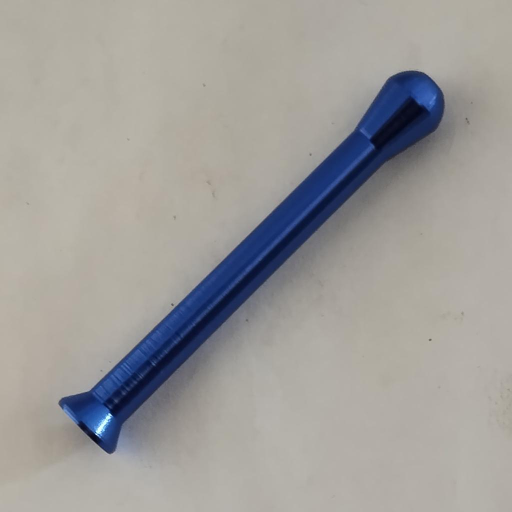 Metal High Quality Portable Snuff tube Fashionable trend Snuff pipe 64mm Aluminum Alloy Mini Straw Cool Gadget for Men Gift