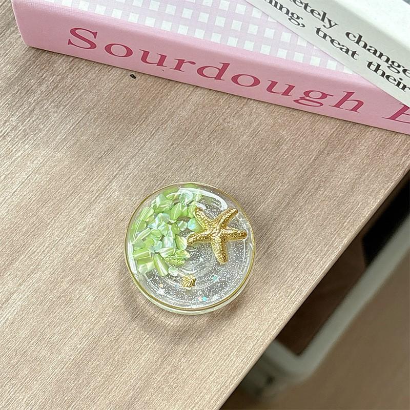 

Xiaoqing New Air Phone Airbag Bracket Colored Stone Magnetic Adhesive Desktop Removable Lazy Ring Support Frame