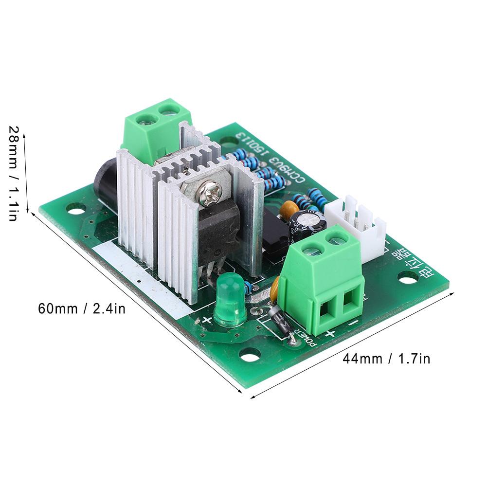DC 12?24V 6A DC Motor Speed Controller Board Module PWM Stepless Speed Regulation