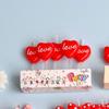 5pcs Heart Birthday Candles Cake Candles Cupcake Topper Candles Dessert Candle Holders for Wedding, Anniversary, Romantic Night