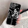 The-Clowns-horrors-T-Terrifier Transparent Back Phone Case For iPhone 17 16 15 13 12 11 14 Pro Max Mini Plus Silicone Bumper