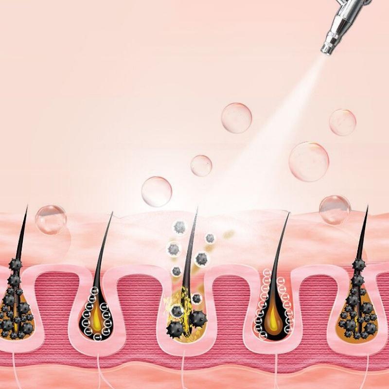 Handheld Sauerstoff Injektion Instrument Nano Hydratation Druck Spray Feuchtigkeitsspendende Instrument Gesichts Dampfer Essenz Schönheit Werkzeug SPA