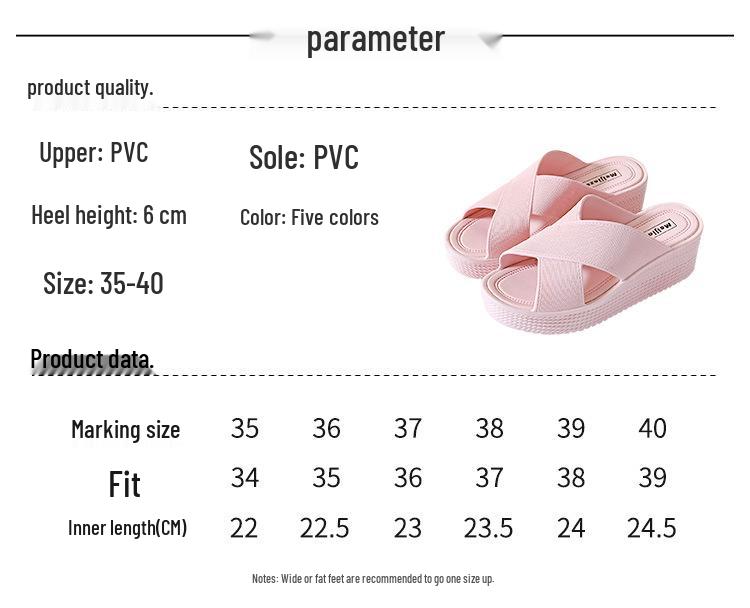 Sommer-Sandalen für Damen mit Keilabsatz: Dicke Sohle, Kreuzriemen, Rutschfest, Vielseitig für Zuhause oder Strand.