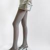 Womens Nylon Sheer Pantyhose Lace Detailing Slimming Pantyhose Solid Color Hollowout Geometric Pattern Stockings Hosiery