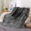 1PC Visual effects  Print FlAannel Blanket, High quality Comfortable for All Seasons, Home Decor, Warmth and Comfort
