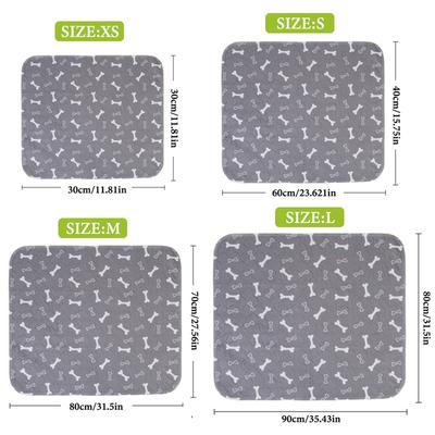 Puppy Pads With Pheromones, Washable Puppypad Pee Pads, Ultra-Durable 4-Layer Leak-Proof Training Mats With Non-Slip Bottom