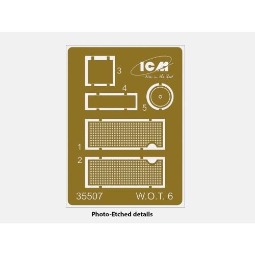 ICM 1/35 WWII British Army Ford W.O.T.6 Truck Plastic Model Kit 35507