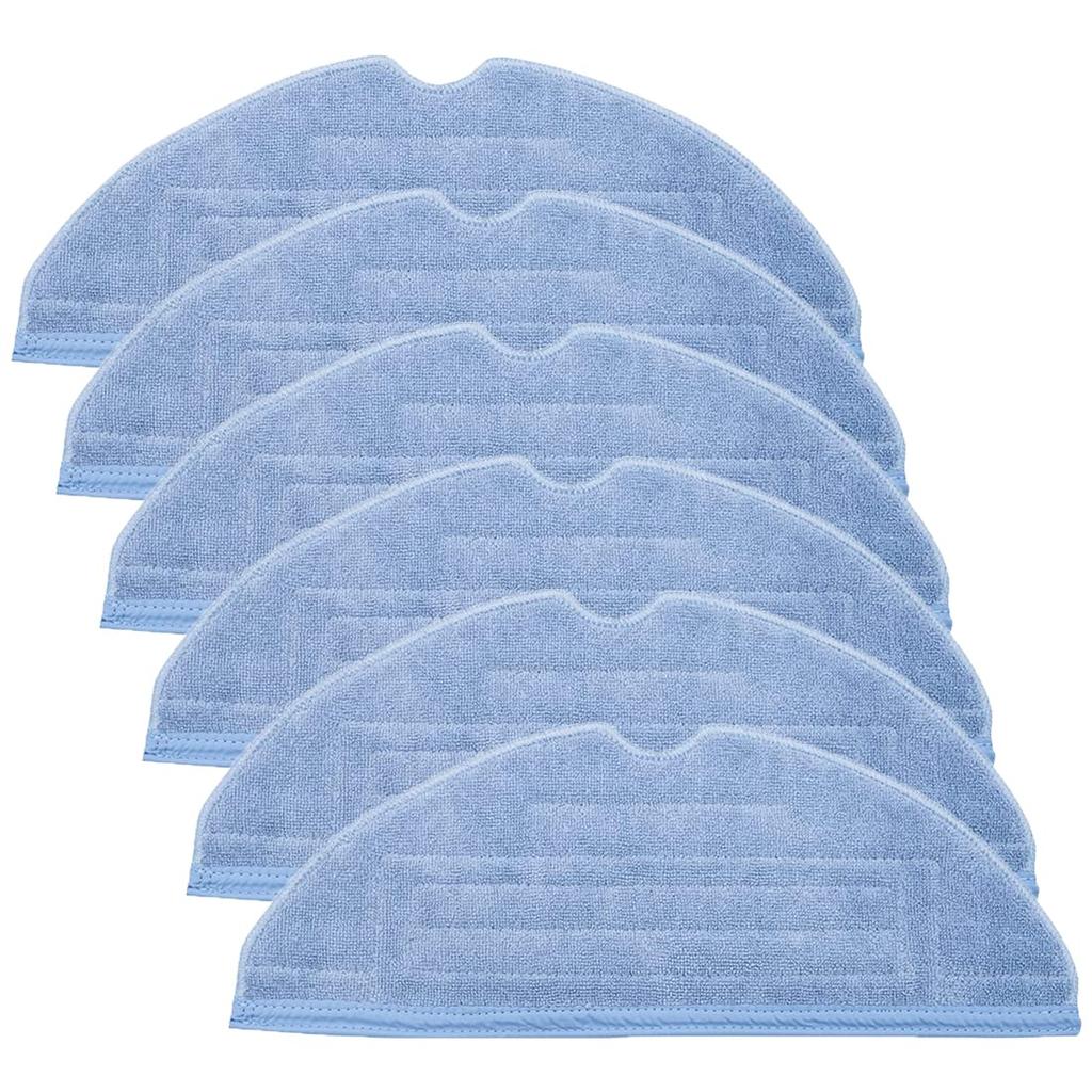 Replacement Microfiber Mop Cloths for Robot Vacuums S7 MaxV MaxV Plus Ultra/S7 Plus/S7 MaxV/S7+/S7/T7S/T7S (6-Pack)