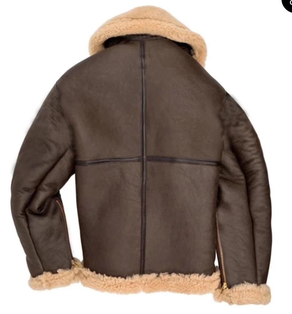 2021 Men's Shearling-Style Faux Suede Jacket