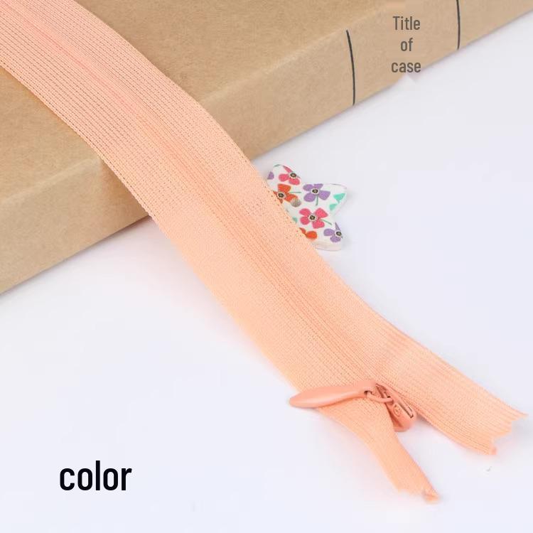 Sanli Unsichtbarer 25cm Kleid- & Kissen-Reißverschluss mit geschlossenem Ende