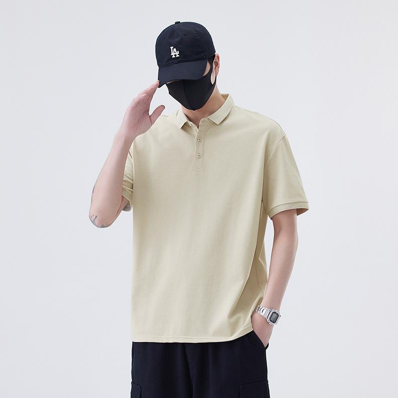 New Summer T-shirt Loose Trendy Lapel Short-sleeved POLO Shirt T-shirt