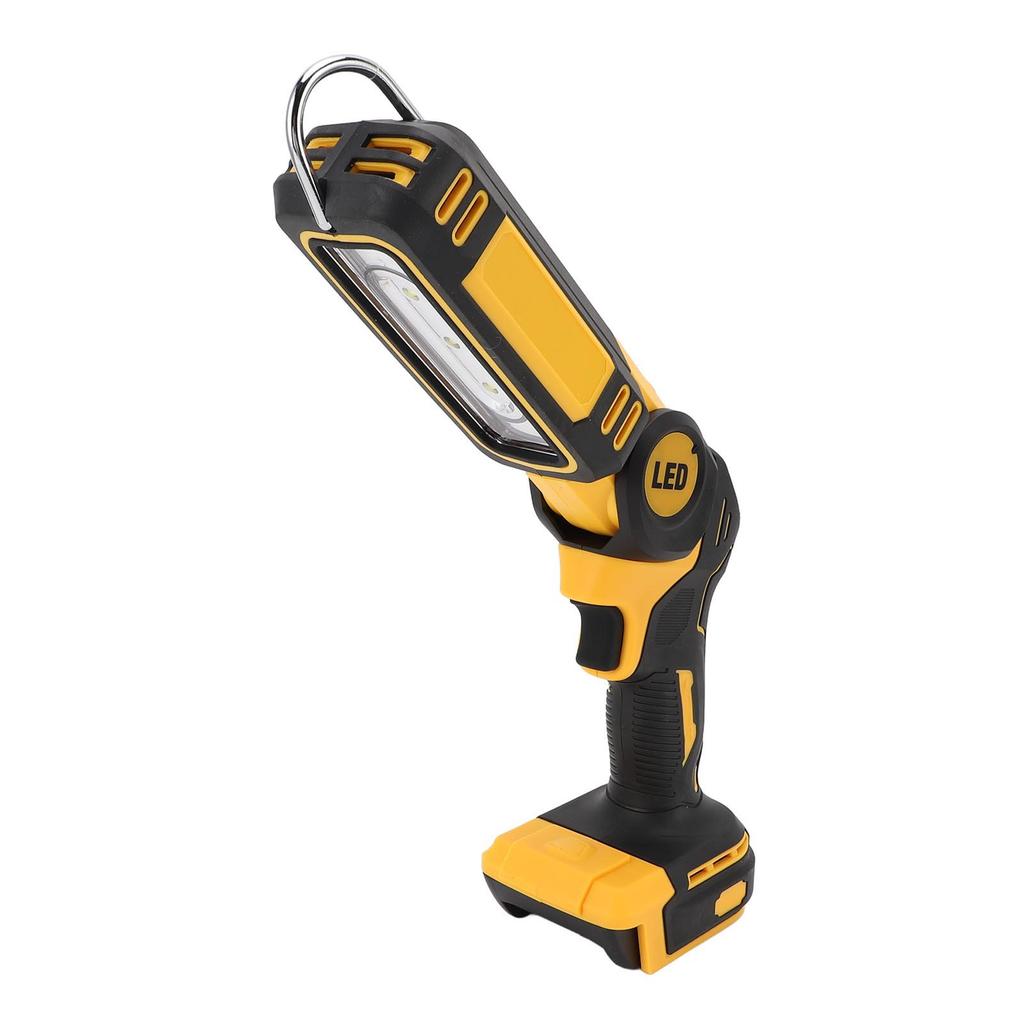 Kabellose LED-Arbeitsleuchte 6000 6500K 2 Helligkeitsstufen 90 Grad drehbar Batteriebetrieben LED-Arbeitsleuchte mit Haken