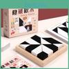 Wooden Hidden Block Puzzle For Kids Educational Logic Thinking Game For Children