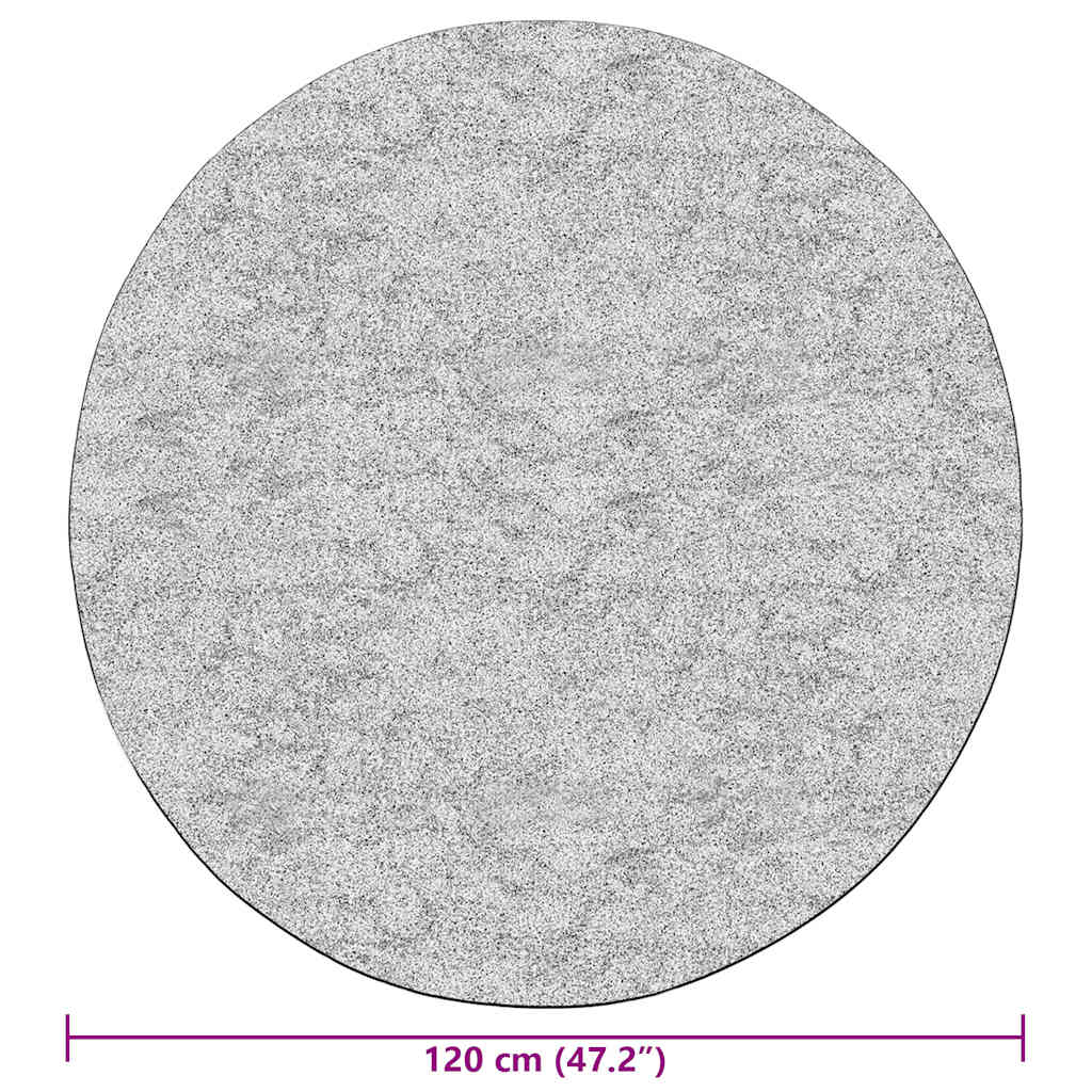 Washable Rug Ø120 cm Anthracite