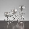 Candle Shining Crystal Metal Tealight Decorative Holder Christmas Party Ornaments
