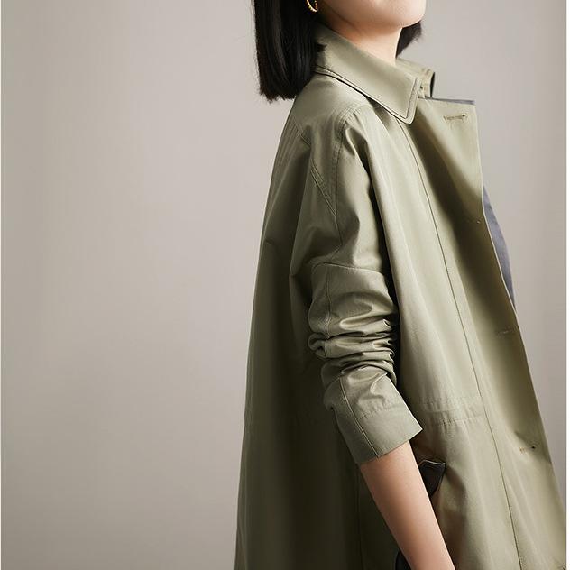 Drop Trench Coat Spring and Autumn Fashion Coat Women's Women's Medium and Long Women's Clothing New