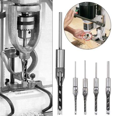 6/6.4/8/10/12.7mm HSS Punta da trapano per fori quadrati Scalpelli per mortasatura Utensile per la lavorazione del legno